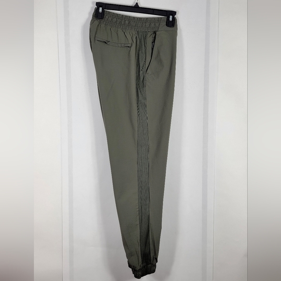 Athleta Textured Brooklyn Green Joggers #703 Size 8 - Picture 14 of 14